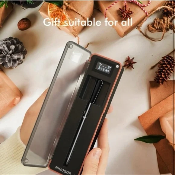 Smart Wireless Meat Thermometer with Thinnest Probe, Bluetooth Food Thermometer